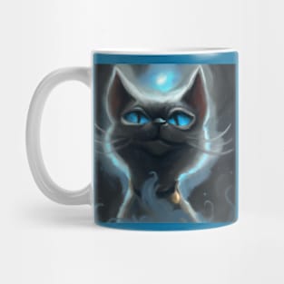 Supreme Cosmic Cat Admires the Universe Mug